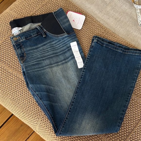 Maternity Women's Blue Jeans size 16/33R NEW - Picture 9 of 10
